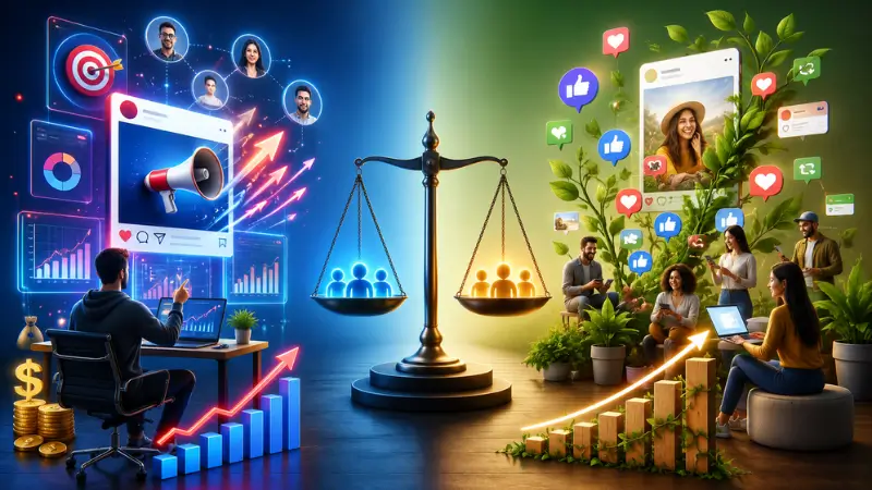 Paid Ads vs. Organic Social Media Growth: Which Is Better for Your Business?