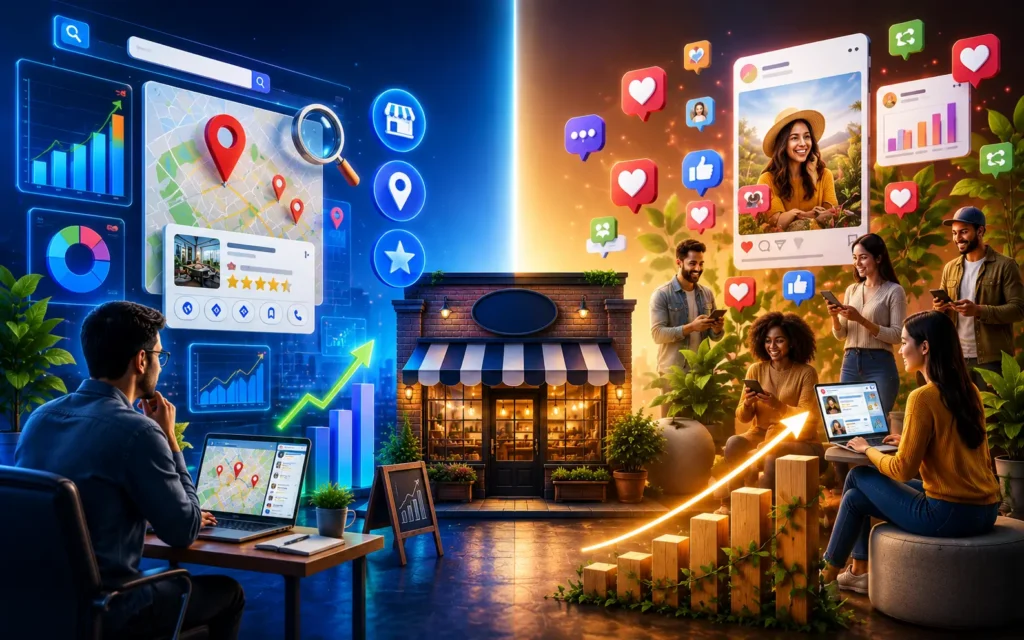 Local SEO vs Social Media marketing What actually works