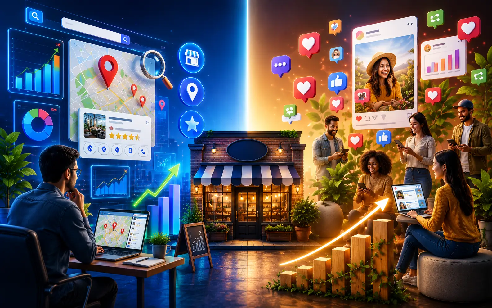 Local SEO vs Social Media Marketing: What Actually Works for Small Businesses?